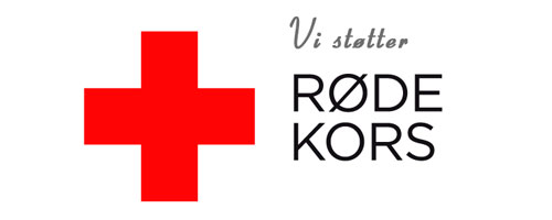 Vi støtter Røde Kors